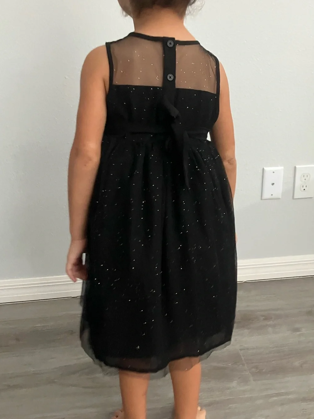 SPECIAL EDITIONS toddler girls' special occasion tulle black party dress | 3T
